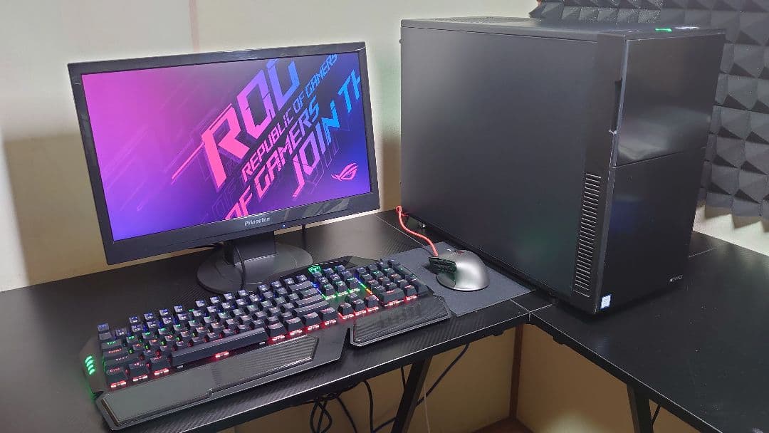 ゲーミングPCフルセット i7 SSD256GB+750GB r9 270