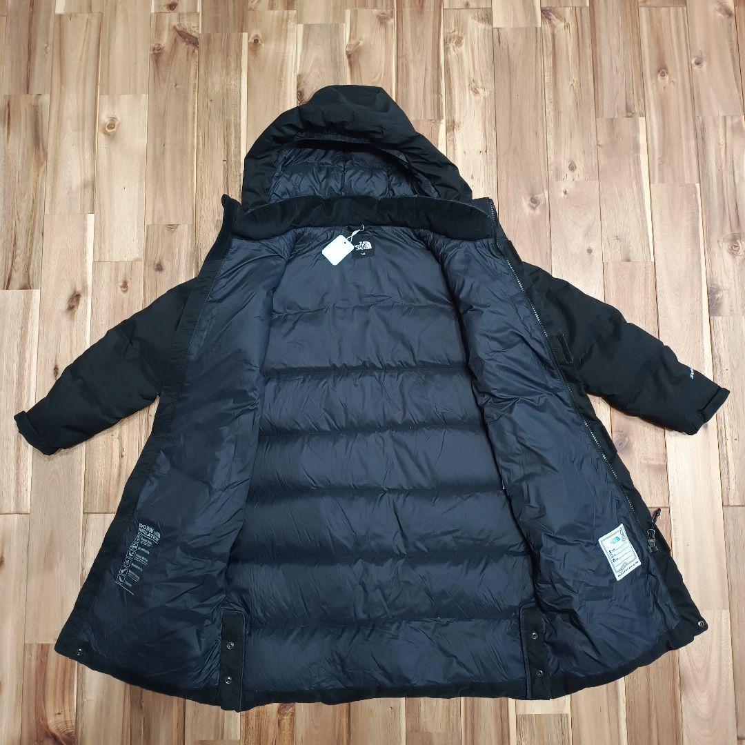 希少　大人気　ノースフェイス　ロング　ダウンジャケット　140サイズ　ブラック