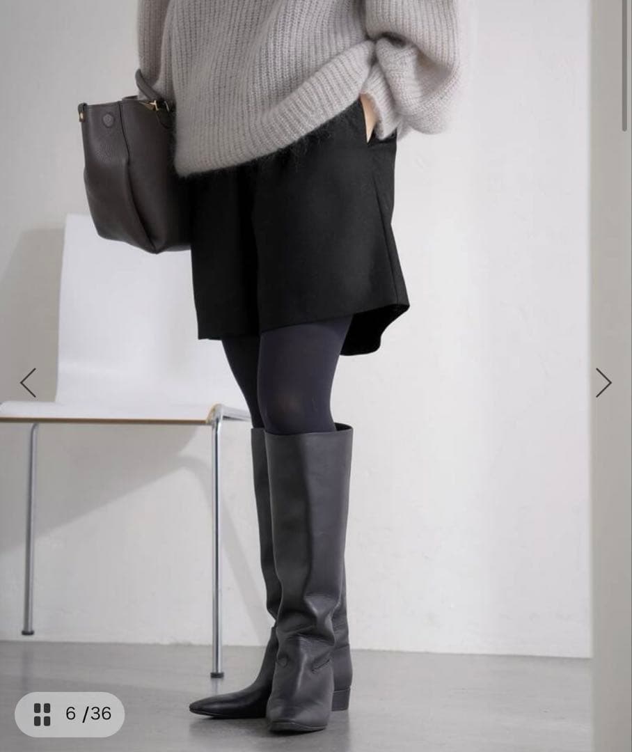 タグ付き　完売品　イエナ　ウォッシャブルサキソニーウールショートパンツ