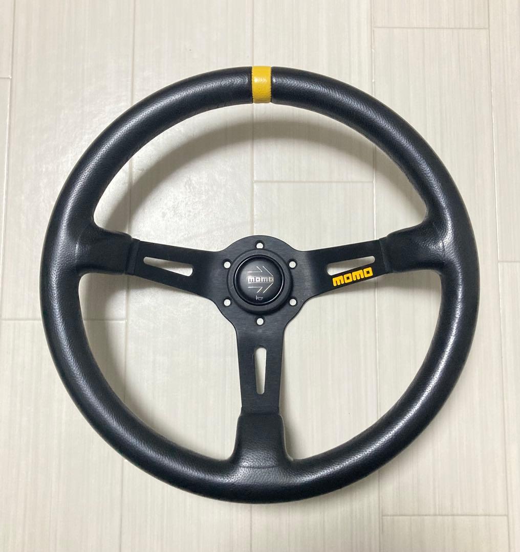 momo ステアリング MOD.08 35Φ レザー/ブラックスポーク