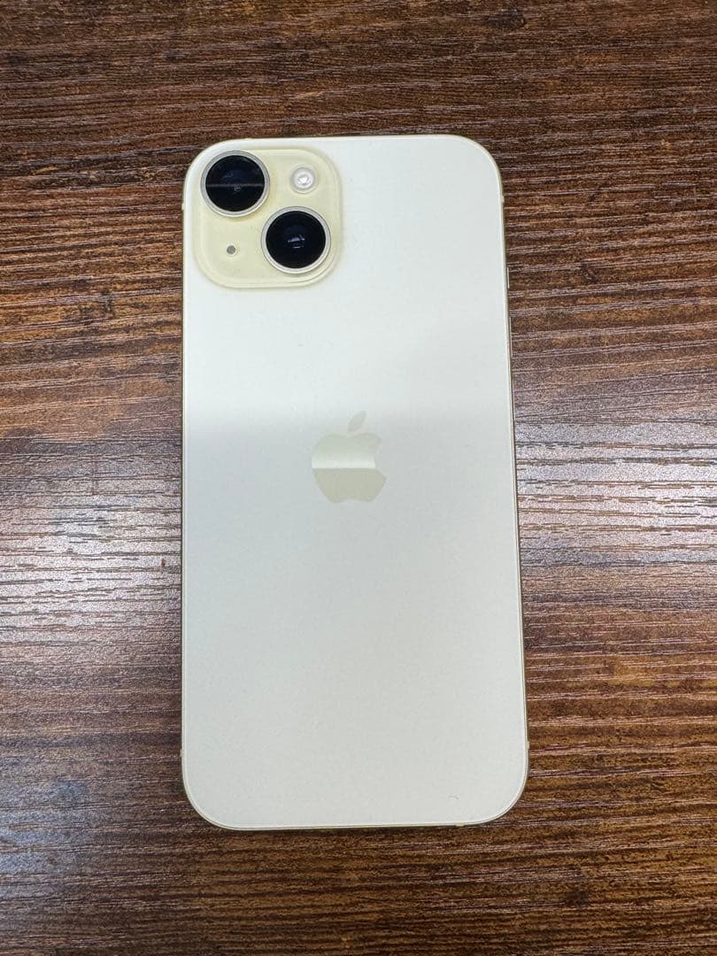 Apple iPhone15 イエロー 128GB 香港版 デュアルSIM