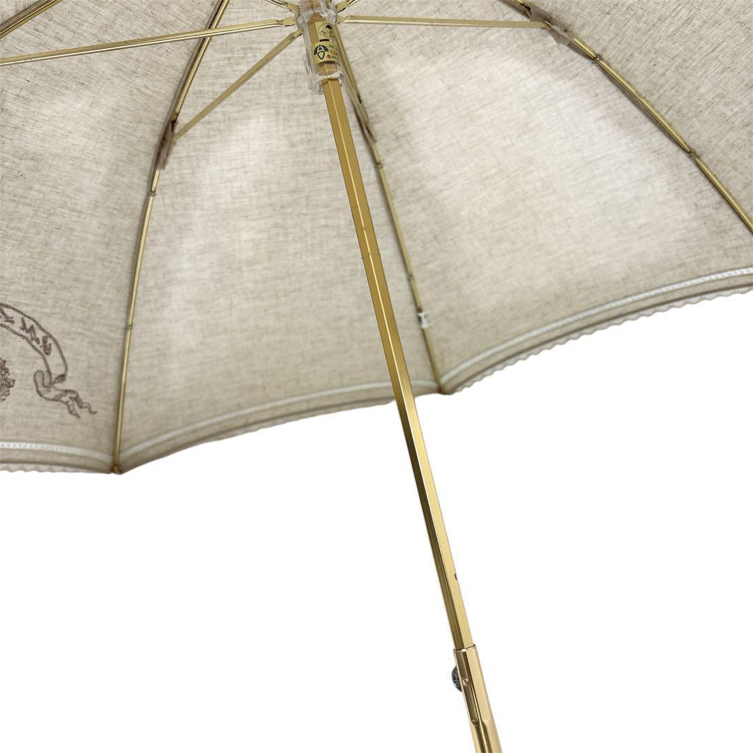 希少✨POLO RALPH LAUREN ホースロゴ　バンブー　フリル付　長傘