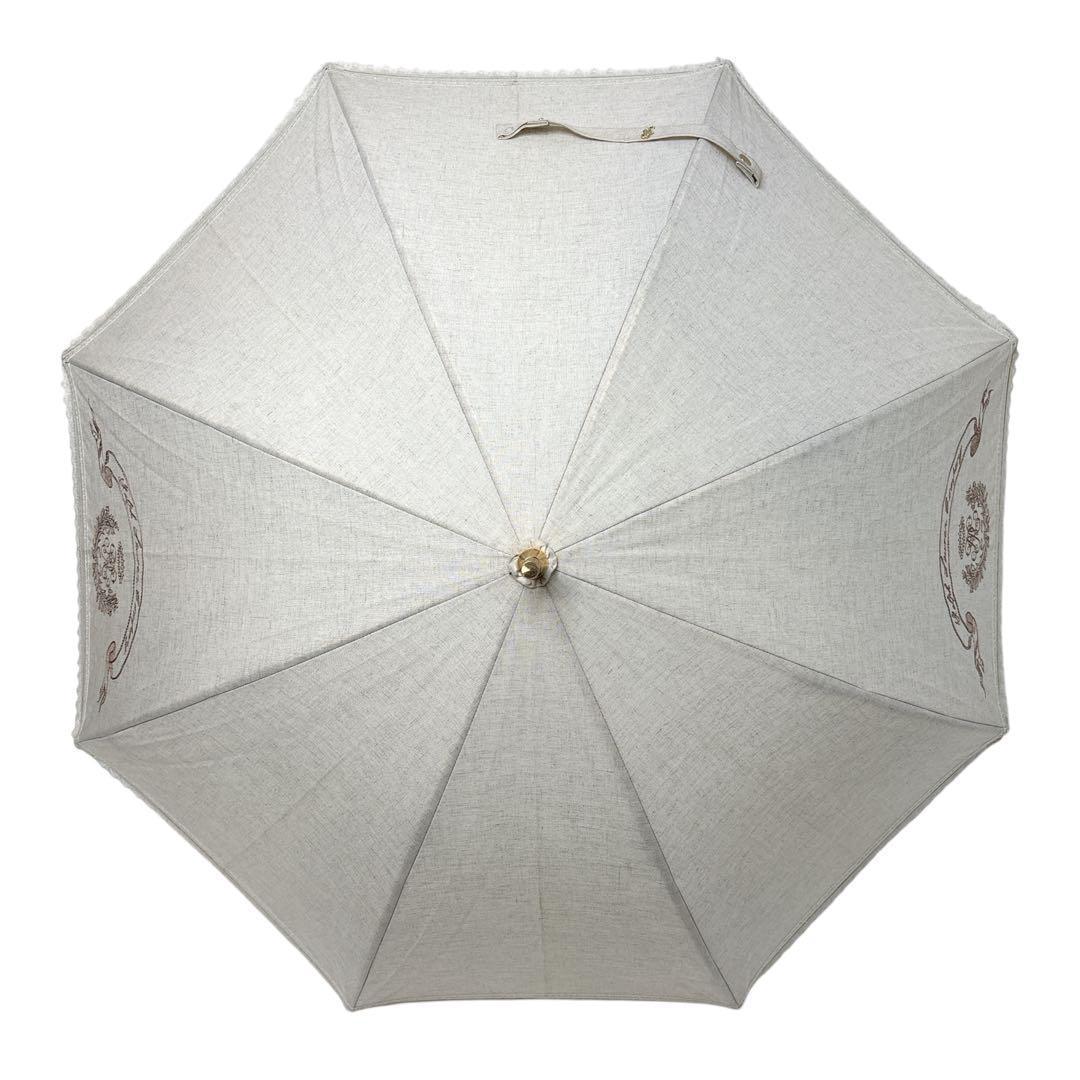 希少✨POLO RALPH LAUREN ホースロゴ　バンブー　フリル付　長傘