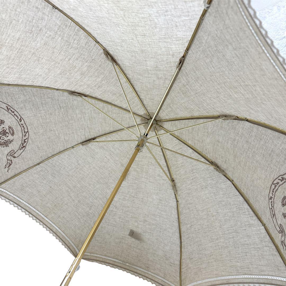 希少✨POLO RALPH LAUREN ホースロゴ　バンブー　フリル付　長傘