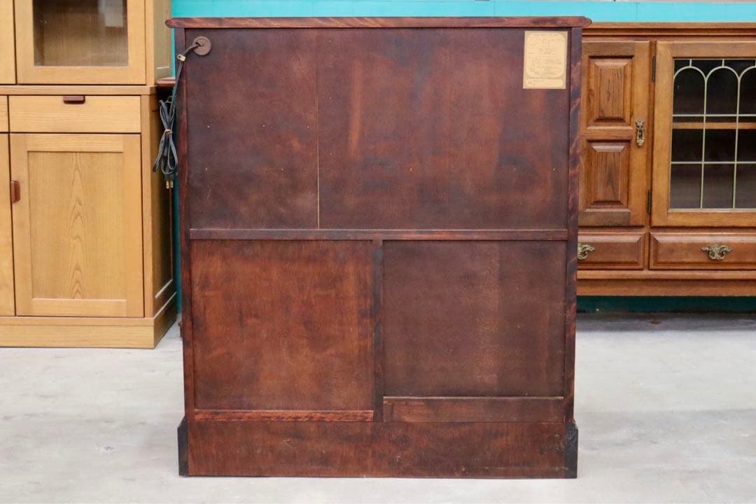 GMIS65○神居民芸 ライティングビューロー デスク キャスター付き椅子 鏡台