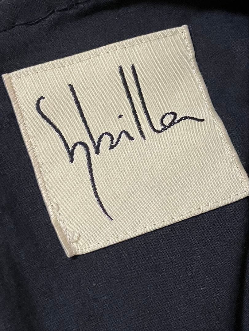 Sybilla シビラ　リング柄リネンワンピース　タグ付き