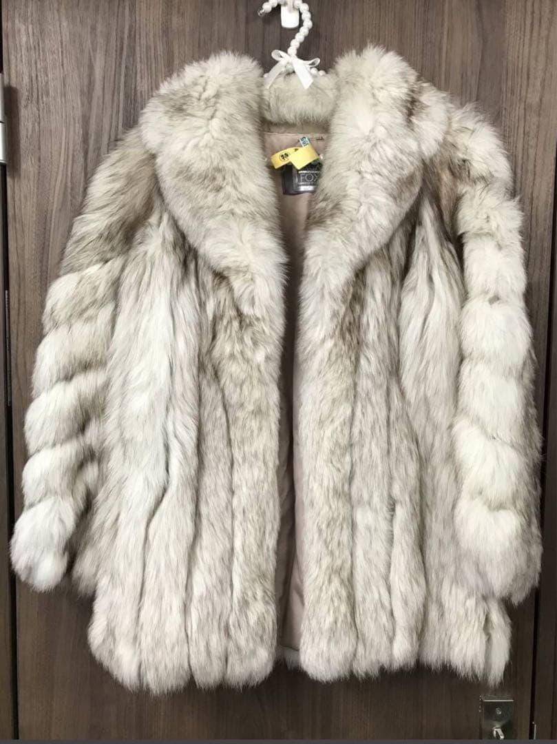 美品 SAGAFOX フォックス毛皮 ファーコート