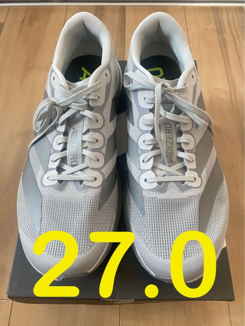 【未使用・新品】adidas ADIZERO EVO SL 27.0 グレー