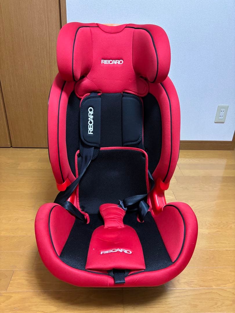 RECARO チャイルドシート レッド ブラック