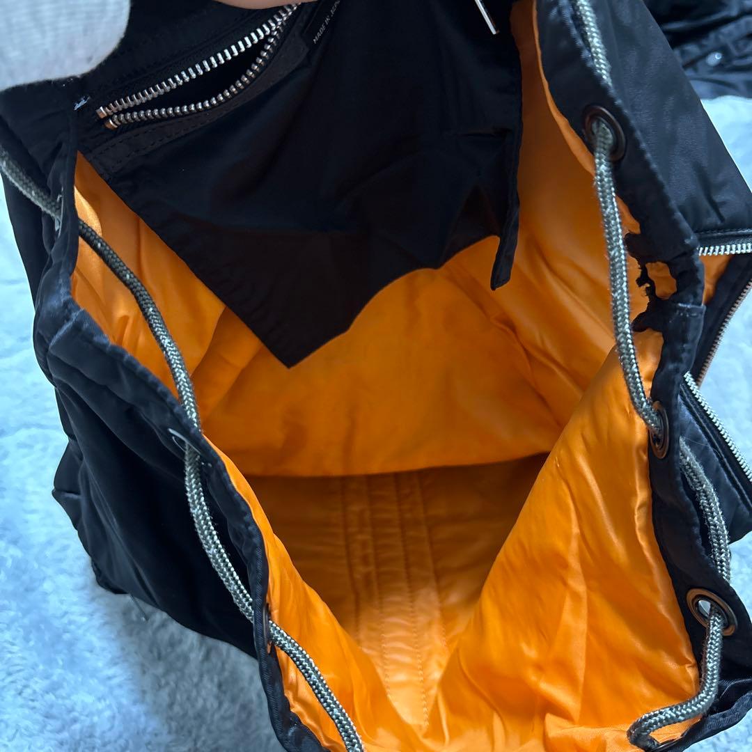 PORTER ポーター タンカー バックパック リュック 黒 ナイロン 巾着