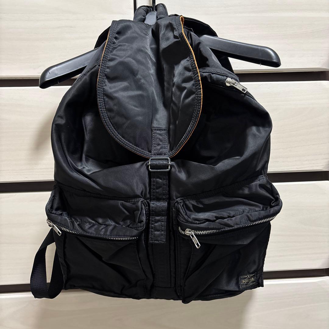 PORTER ポーター タンカー バックパック リュック 黒 ナイロン 巾着