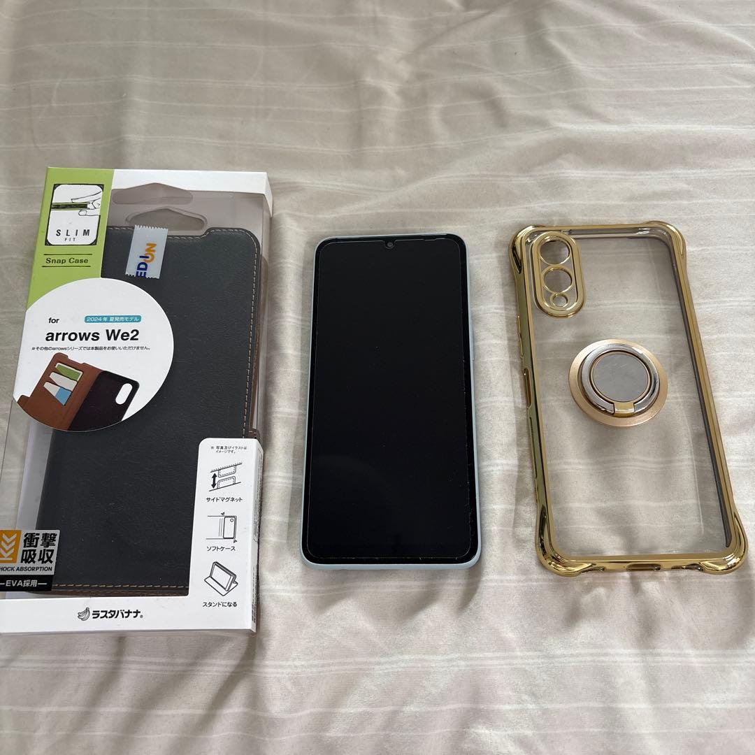 【としくろ】arrows We2 楽天SIMフリー 【美品】ケース付