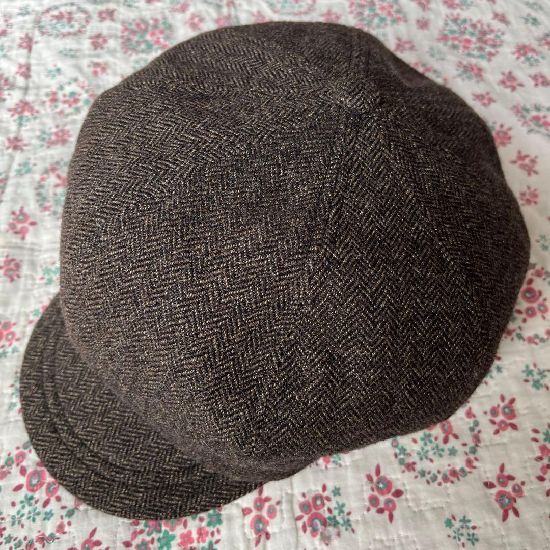 帽子 CPH 530WH WOOL HERRINGBONE CASQUETTE M/L