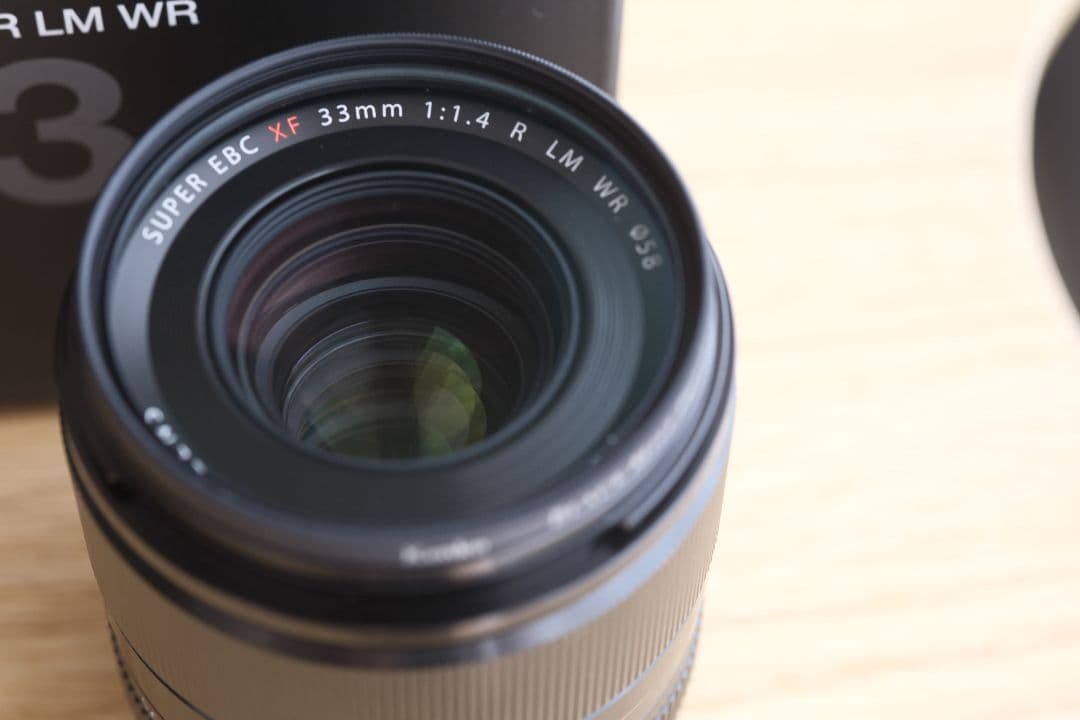 Fujifilm XF33mmF1.4 R LM WR レンズ