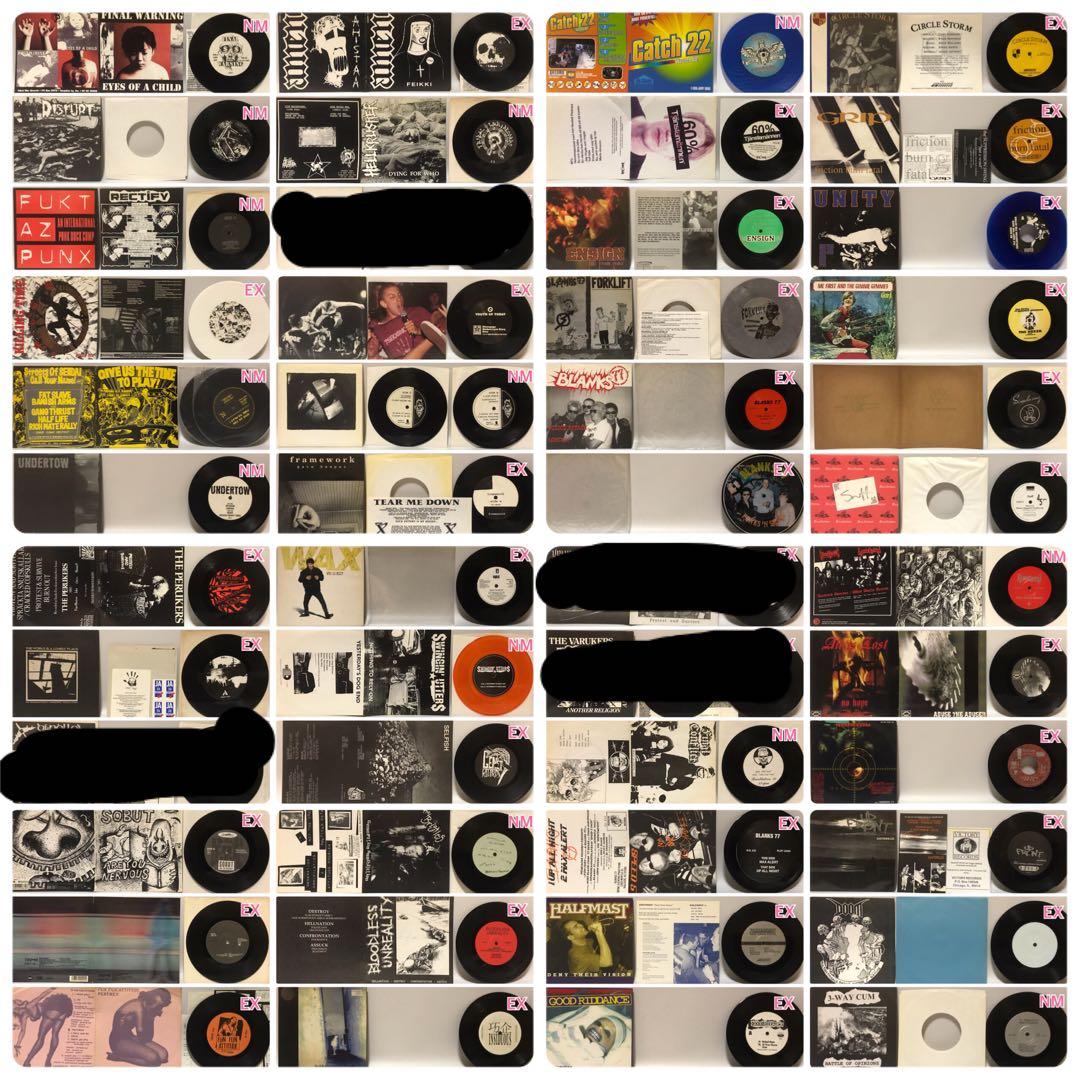 希少　パンク　ハードコア　メロコア　etc.. レコード　セット　46枚+18枚