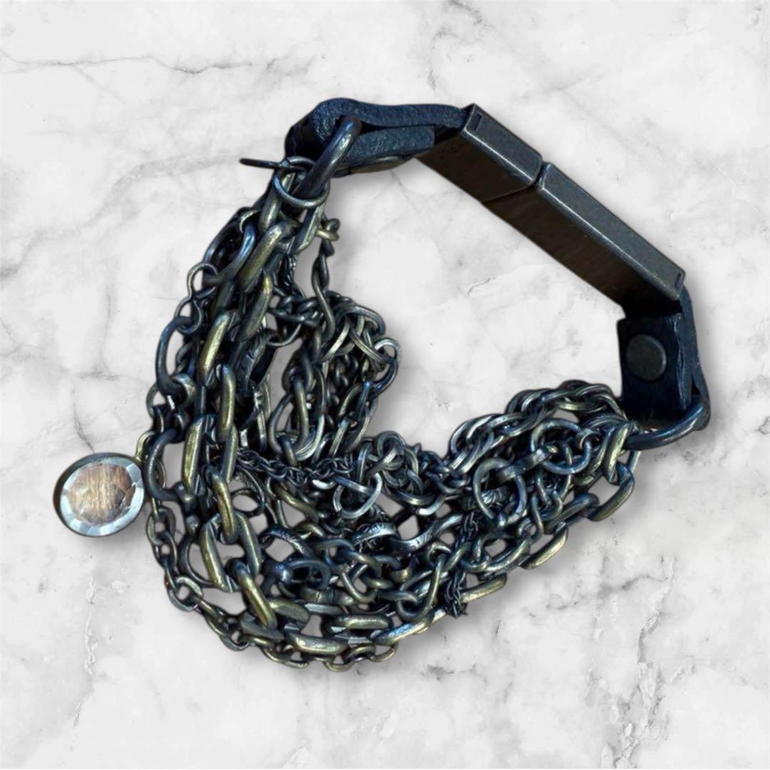 D*K様 gunda 多層チェーンレザーブレスレット