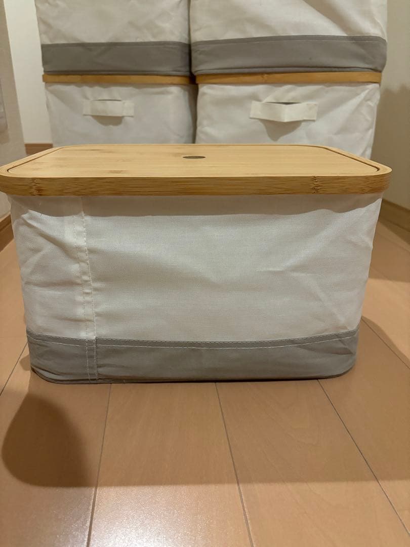 【廃盤】IKEA イケア RABBLA 収納ボックス 小2個 大4個セット