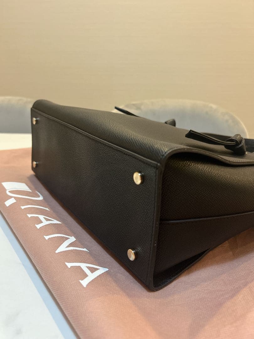 DIANA 黒 ビジネスバッグ　トートバッグ