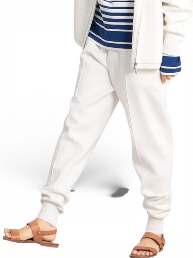 CABaN コットンカシミヤ パンツ　XSサイズ　オフホワイト