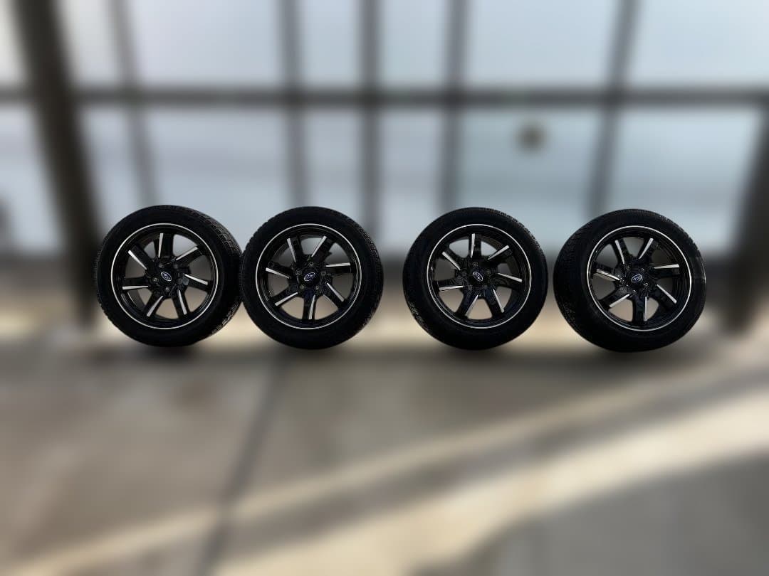 スバル 17インチ スタッドレスタイヤホイールセット ブラック