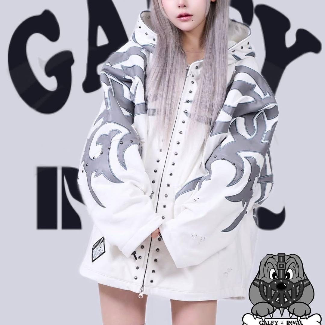 トップス IMVAL x GALFY Bondage Dog Foodie [WHT]