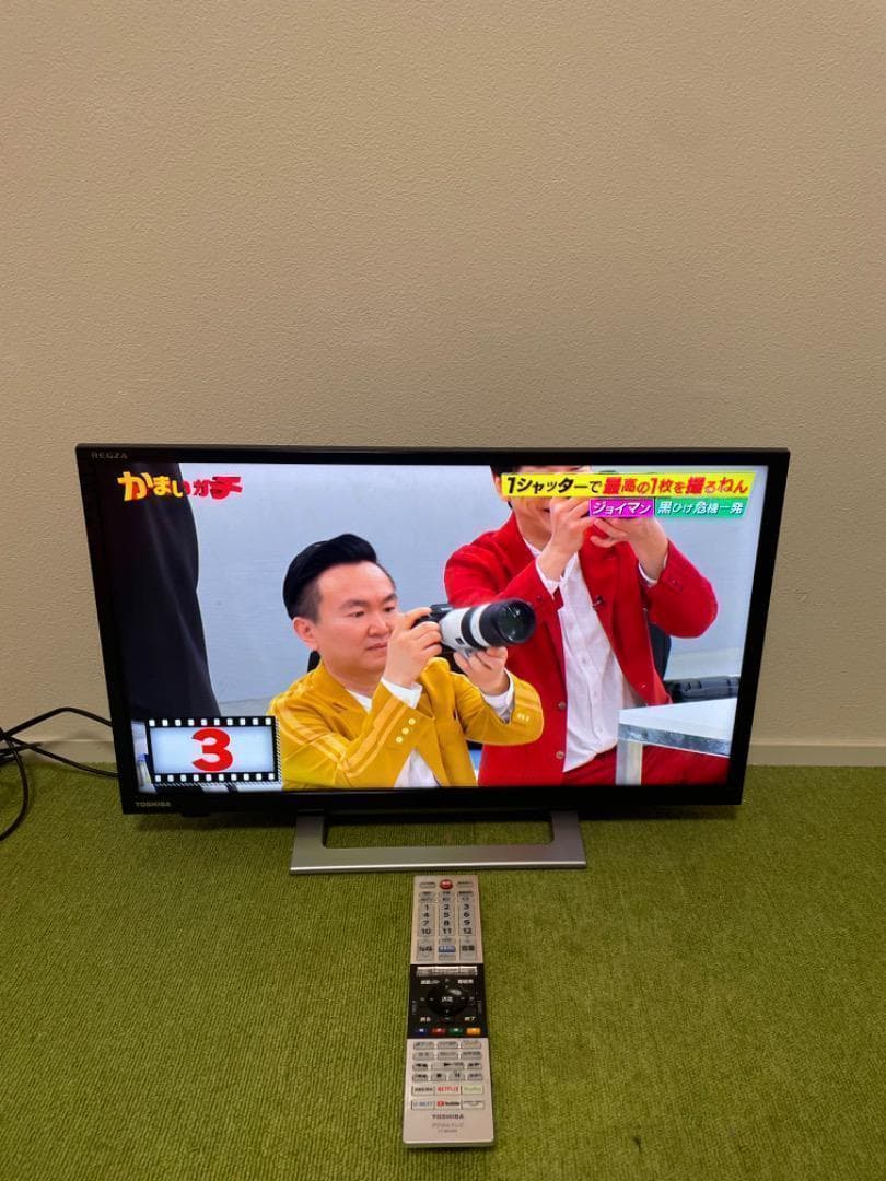東芝 LED 2023年製 液晶テレビ 24V型 24V34 ネット動画〇