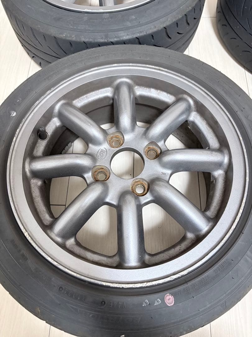 直接引取　ブラックレーシング　14インチ 6j