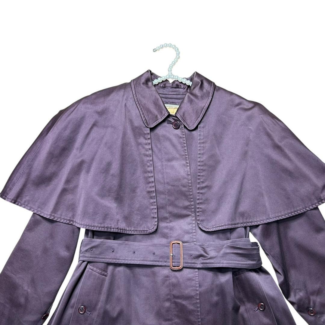 バーバリー Burberrys ライナー付 ケープ コート レディース 7AR