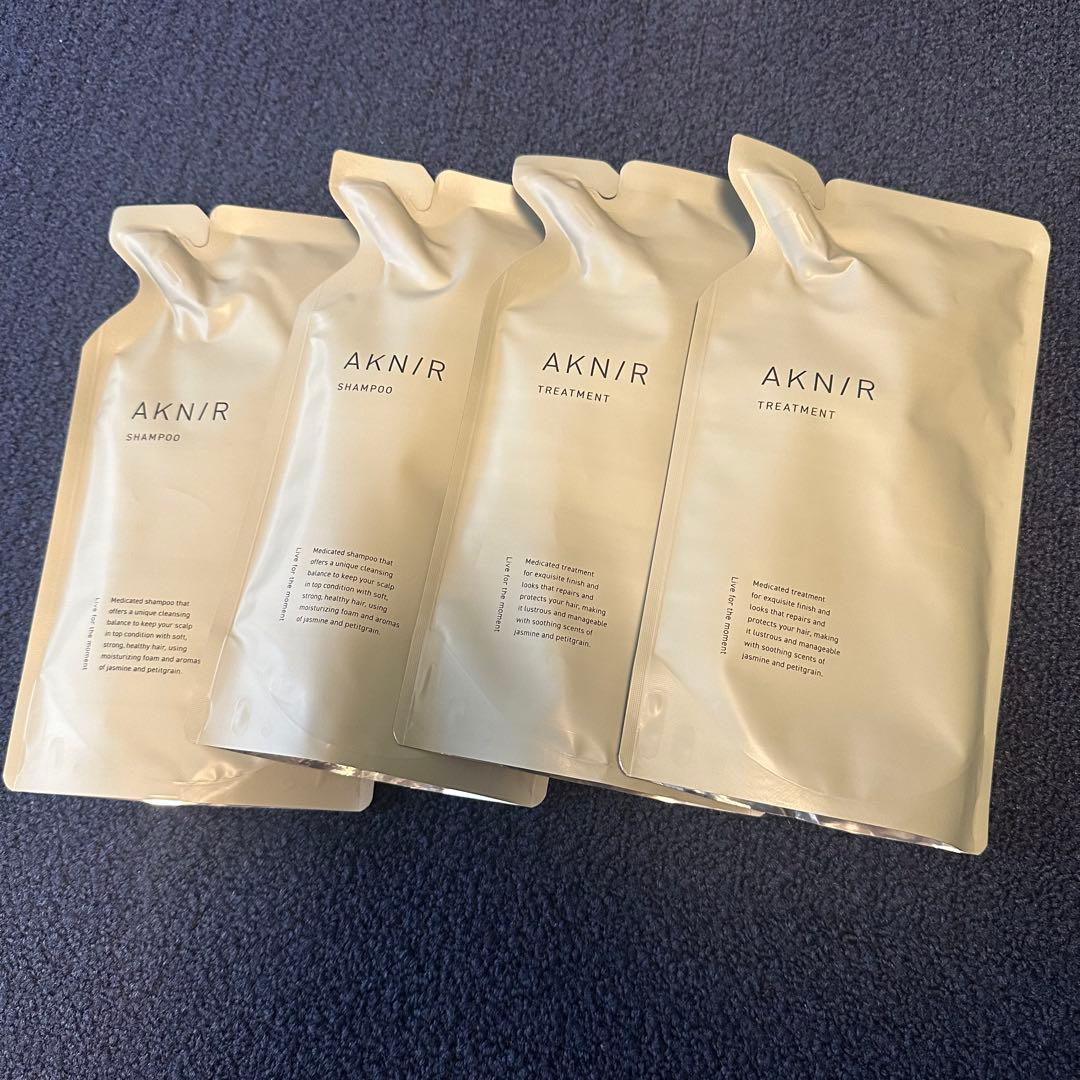 アクニー　シャンプー＆トリートメント詰替　各2袋ずつ（2セット）