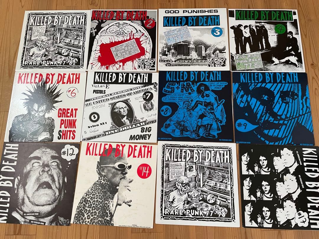 killed by death 12枚LP バラ売り可能　レコード
