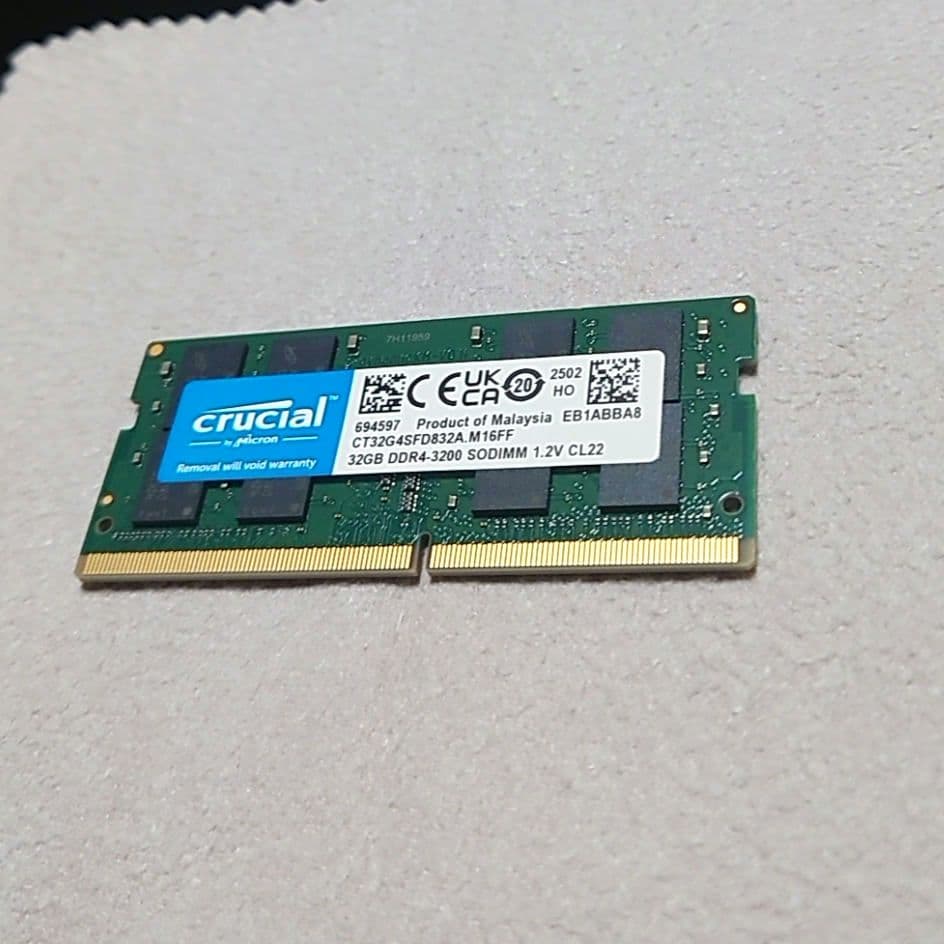 メモリー Crucial DDR4-3200 32GB 3200MT/s CL22