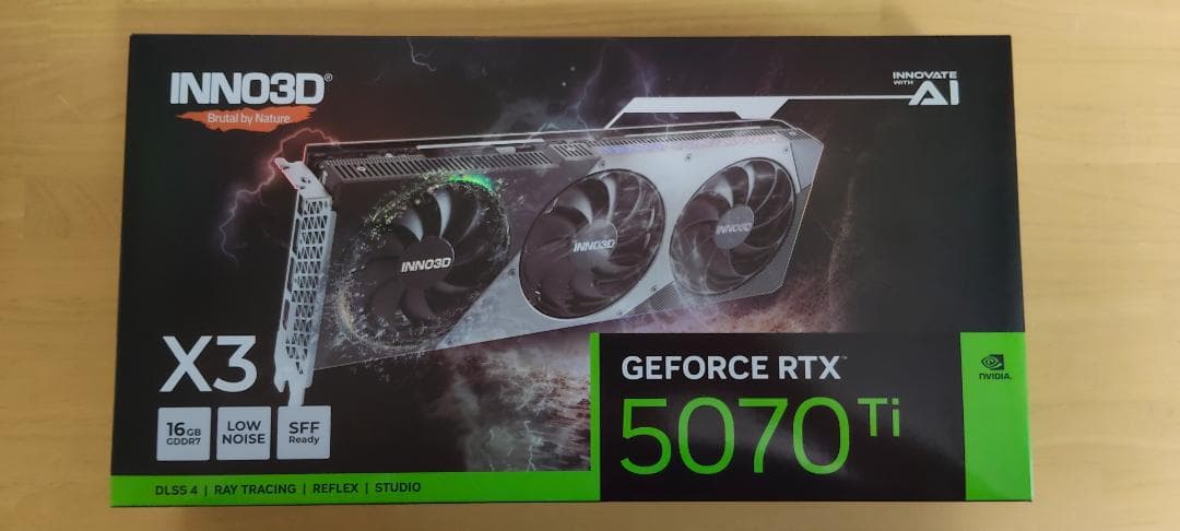 グラフィックボード・グラボ・ビデオカード INNO3D GEFORCE RTX 5070 Ti X3