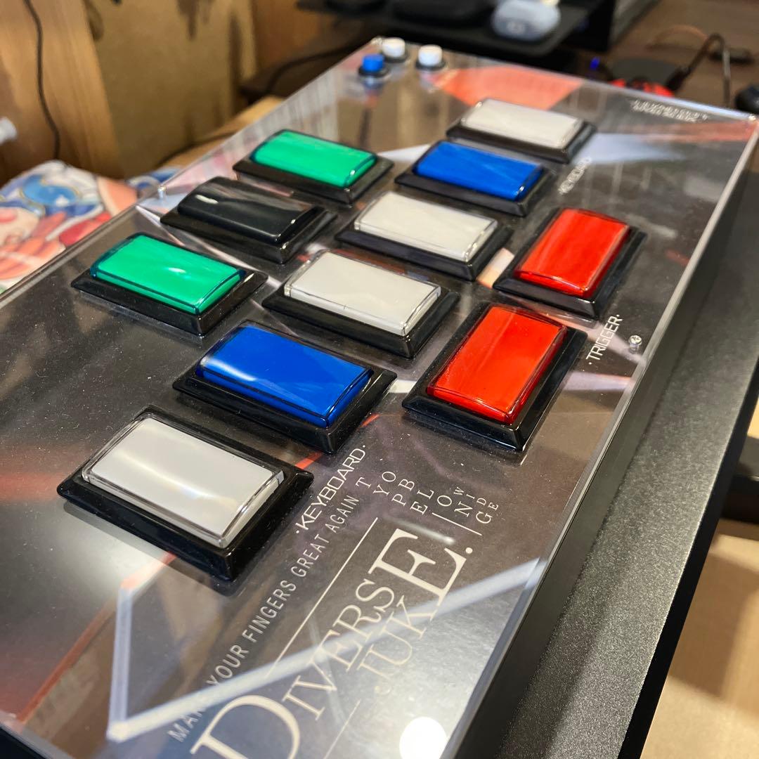 PC用ゲームコントローラー・コンバーター DIVERSE JUKE TYPE OBLONG WIDE