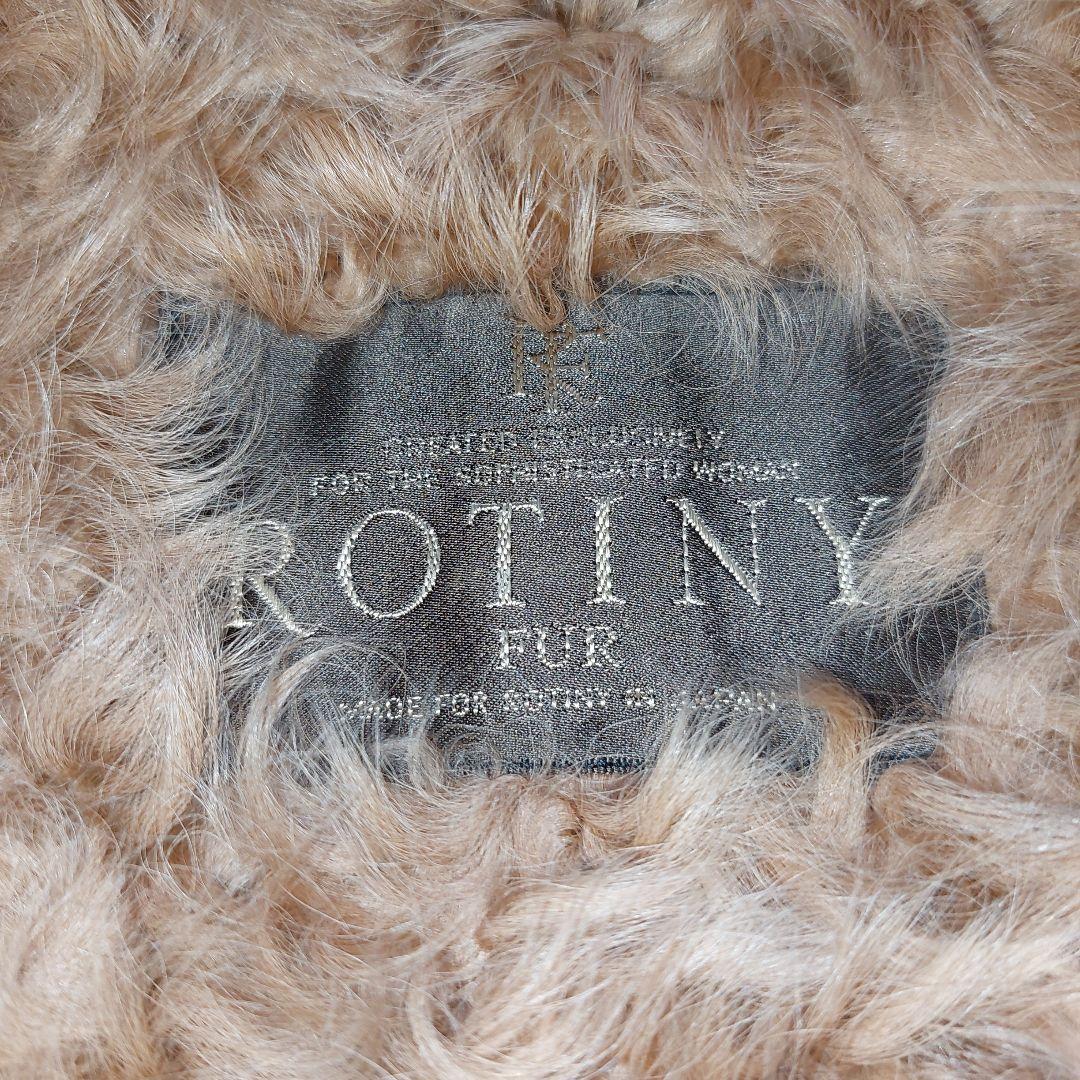 スイス製✨ROTINY 豪華ラムファーライナー ボリュームファー襟 ロングコート