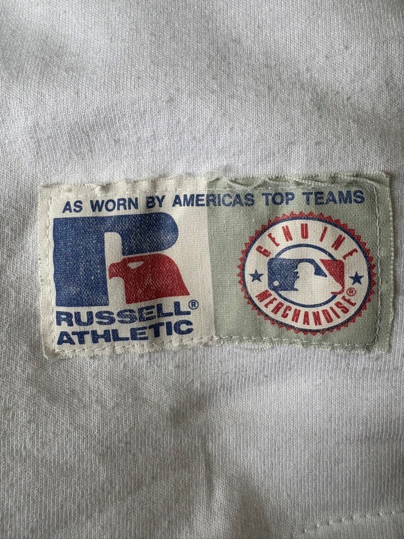 USA製 90's Russellドジャースユニフォーム　背番号名前無し