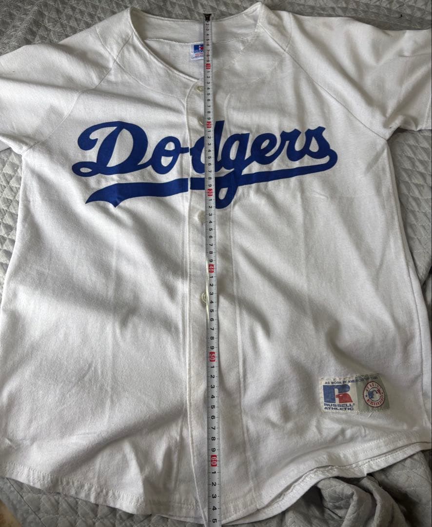 USA製 90's Russellドジャースユニフォーム　背番号名前無し