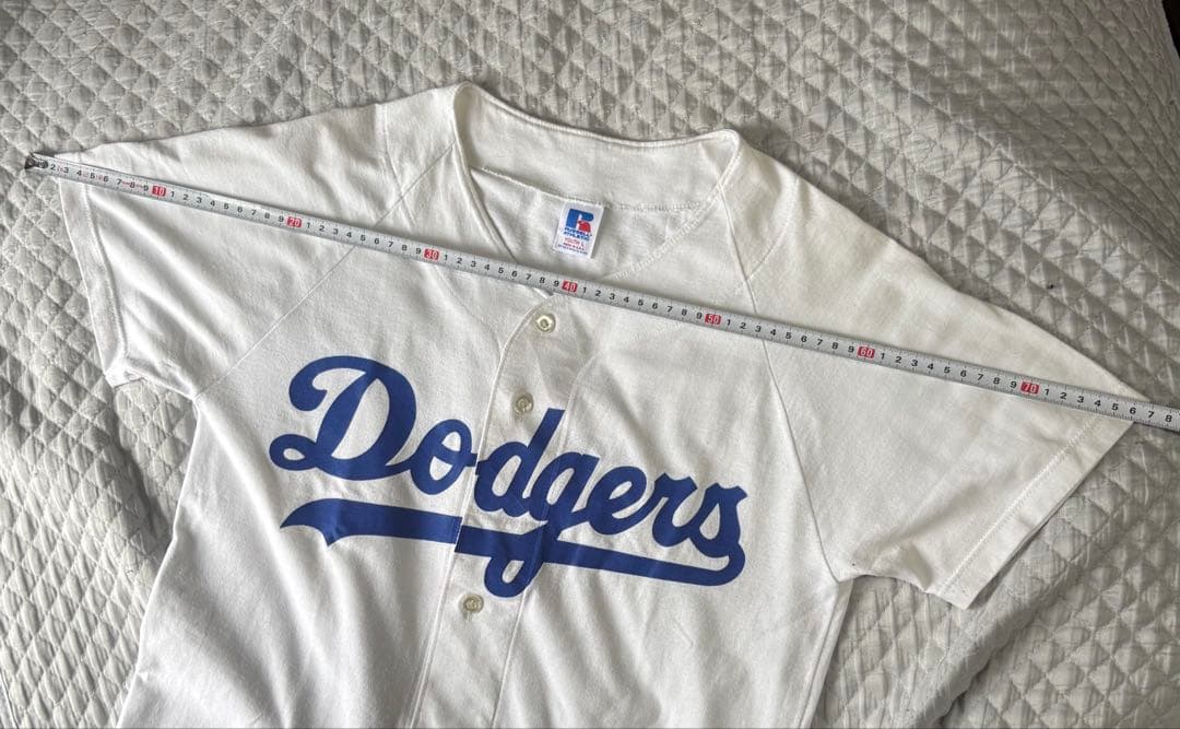 USA製 90's Russellドジャースユニフォーム　背番号名前無し