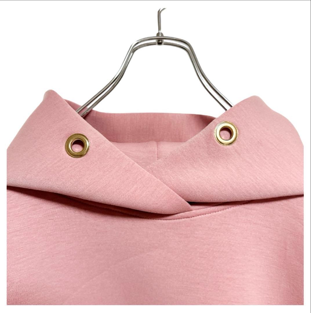 入手困難✨新品【ダムフランク】 ボンディングフーディ F くすみピンク パーカー