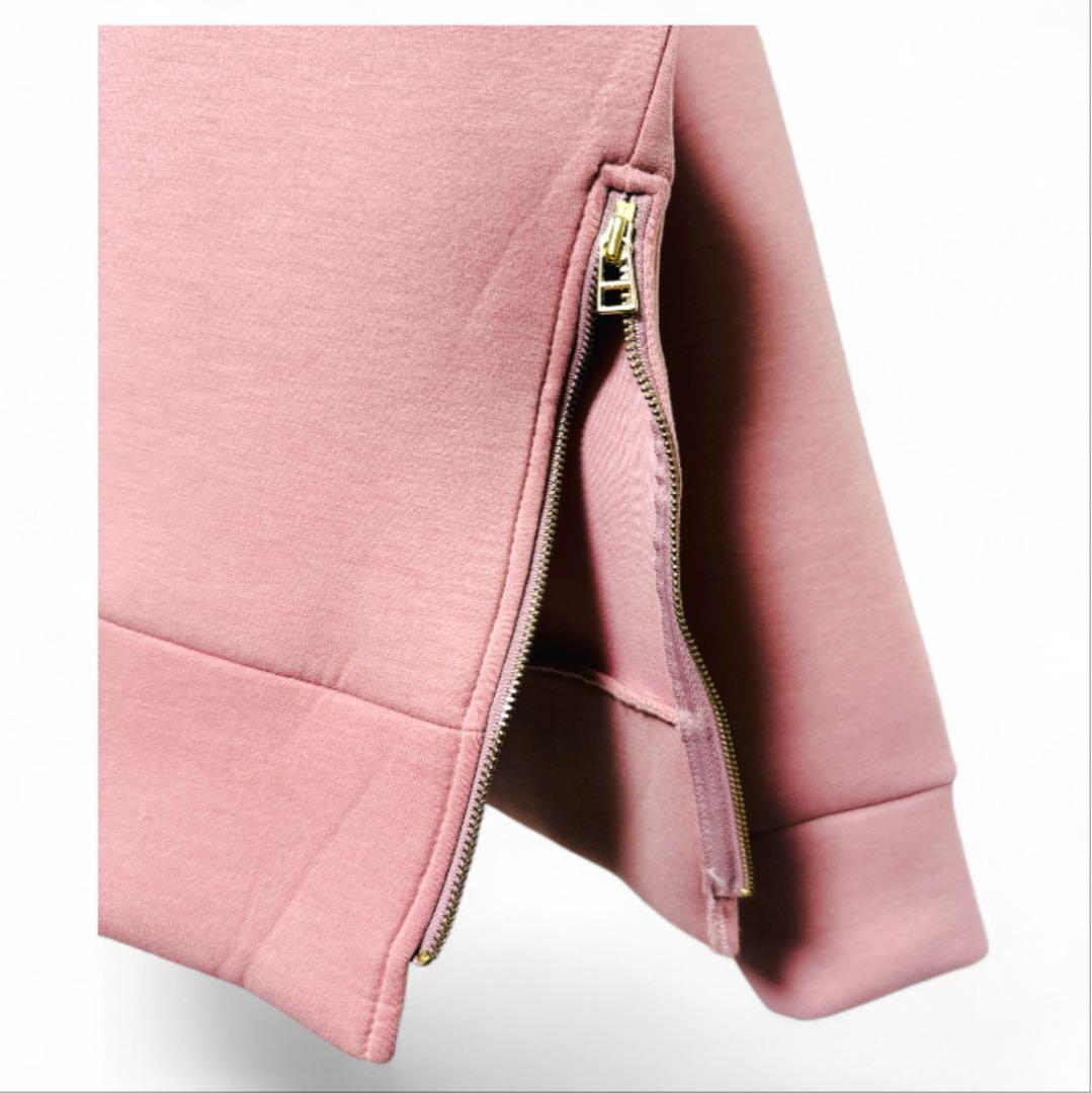 入手困難✨新品【ダムフランク】 ボンディングフーディ F くすみピンク パーカー