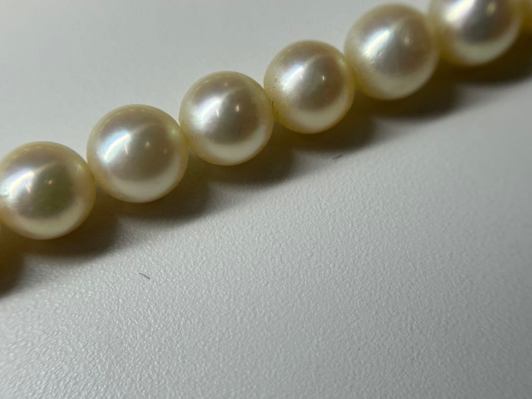 本真珠 ネックレス•イヤリングセット約40cm パール6.8ｍｍ、8mm