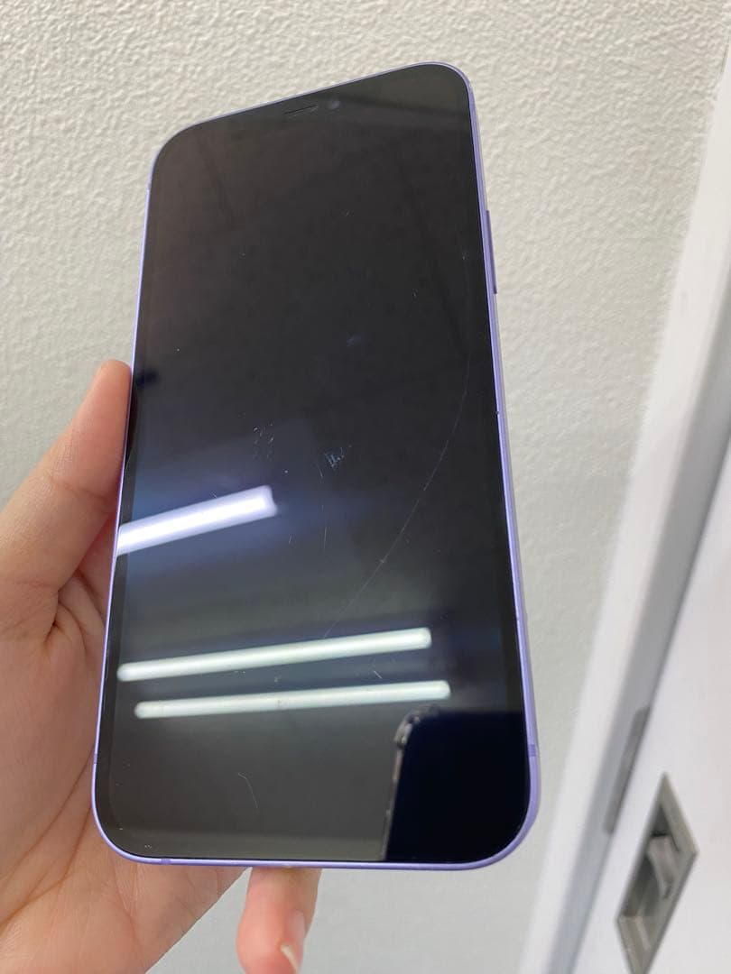 iPhone 12 128GB パープル SIMフリー　24985