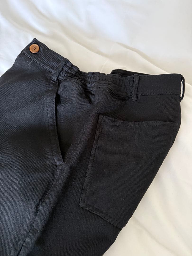コムデギャルソン・オム・ドゥ 21AW ポリエステル縮絨パンツ 黒 XS