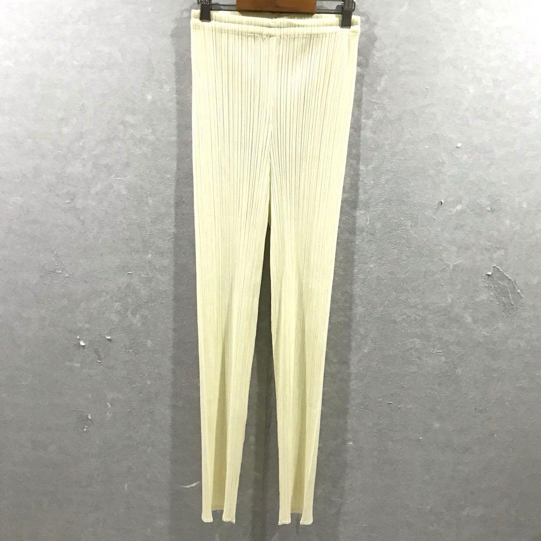 プリーツプリーズ イッセイミヤケ プリーツパンツ オフホワイト 3