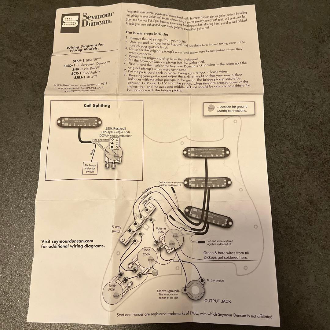 ホットレイル　SHR-1b Hot Rails SEYMOUR DUNCAN