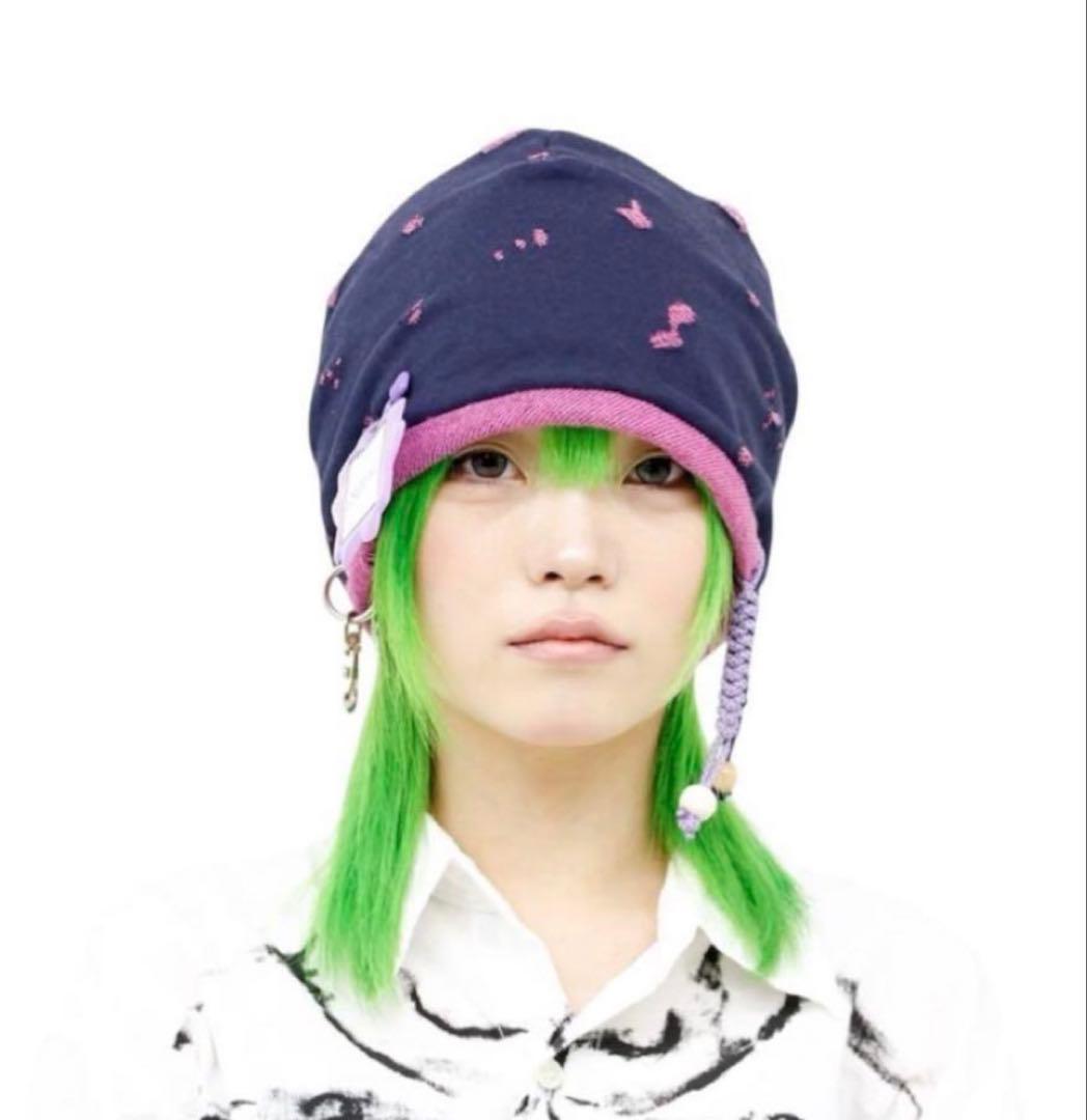 Whimgy Beanie Blue×Pink isecai ビーニー