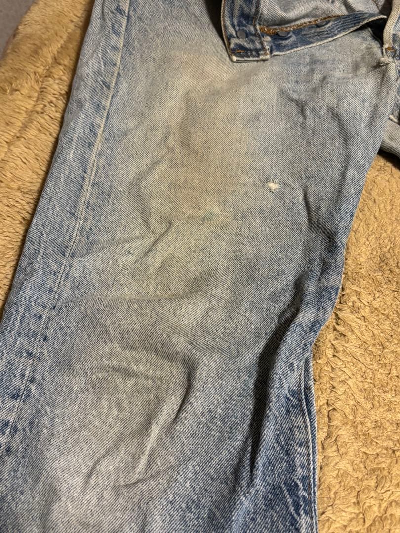 【超希少】Levi's 501 66後期 ハチマル最初期 刻印6 脇割り W35