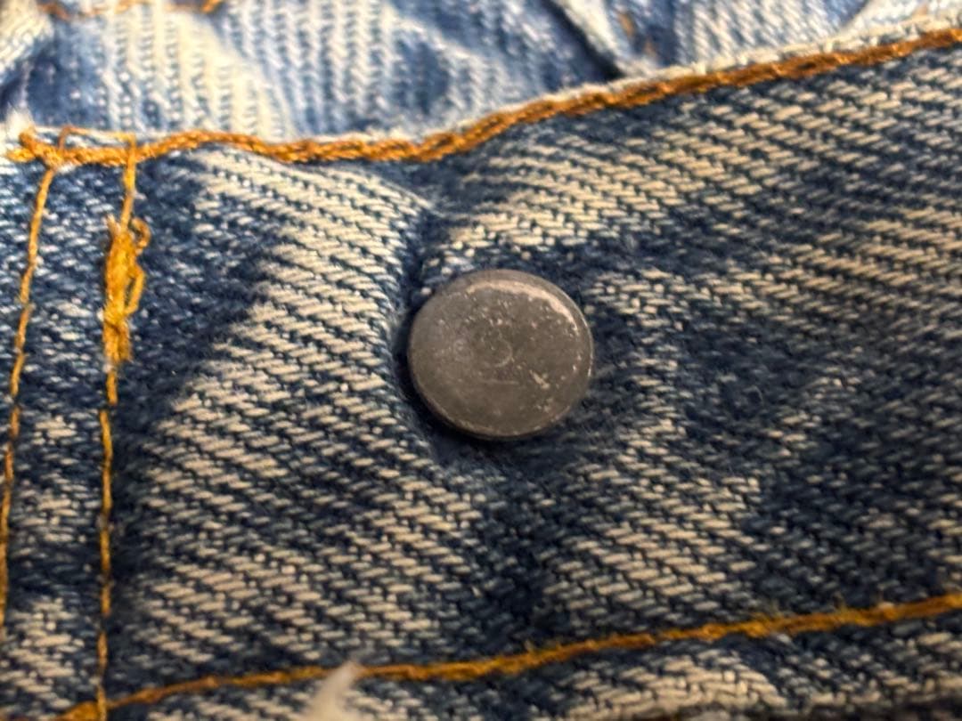 【超希少】Levi's 501 66後期 ハチマル最初期 刻印6 脇割り W35