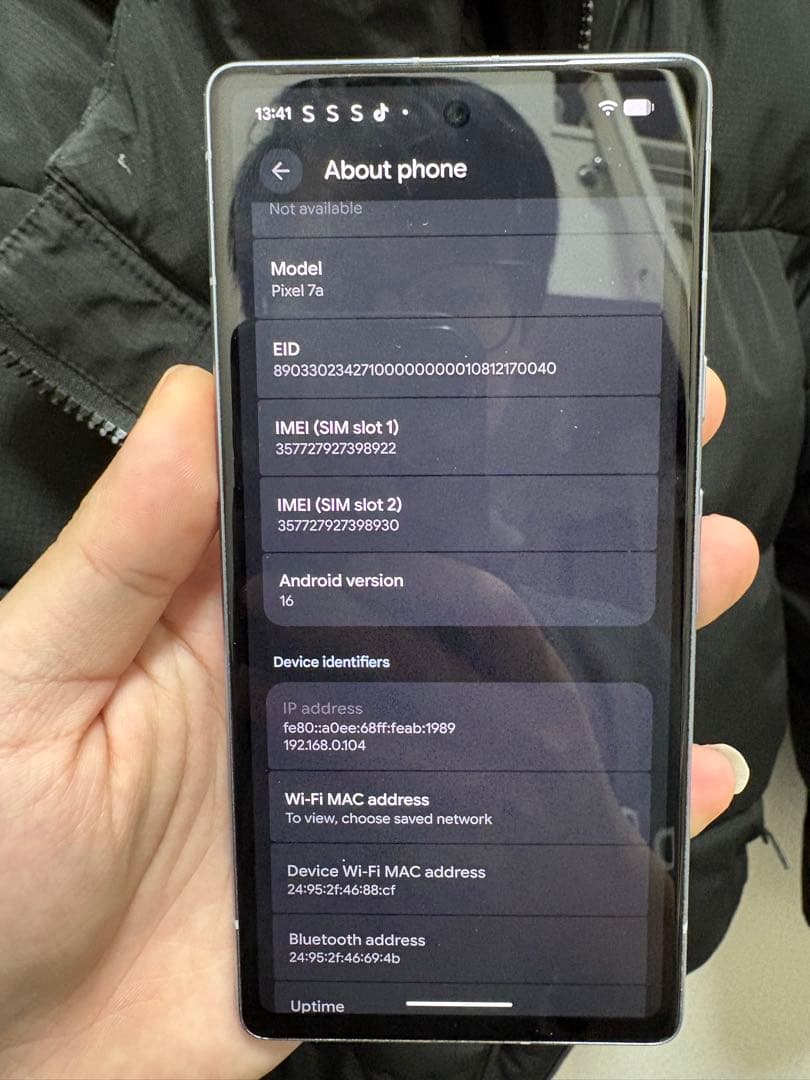 Google Pixel 7a sea sim フリー