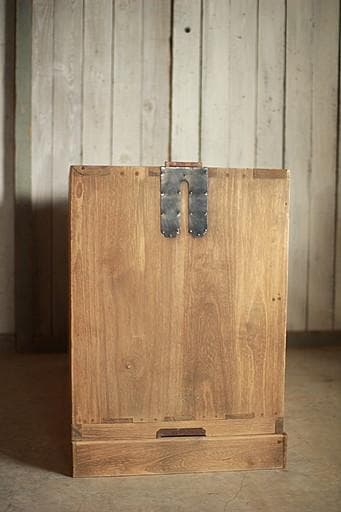 古い前面ガラスの引き出し4段　カトラリー収納　食器棚　収納棚　古家具