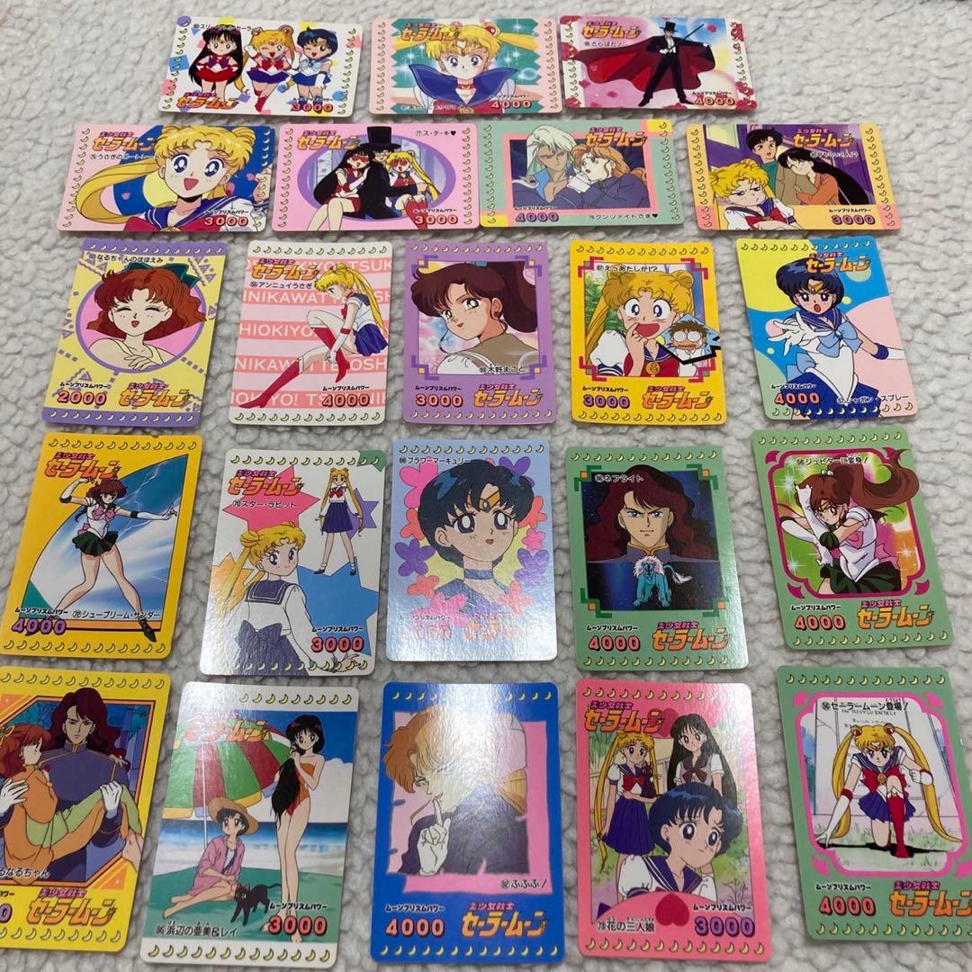 五 22枚セット 美品 当時品 セーラームーン PPカード カードダス アマダ